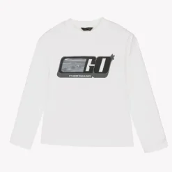 Mayoral Nukutavake Tops*Boys Ivory Cotton Lenticular Top