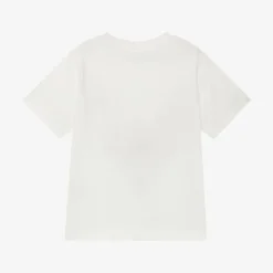 Stella McCartney Kids Tops*Boys Ivory Cotton Magic T-Shirt