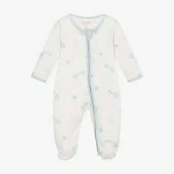 Kissy Love Gifts|Babysuits*Boys Ivory Cotton Starry Sky Babygrow