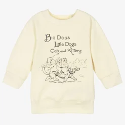 Gucci Tops*Boys Ivory Cotton Sweatshirt