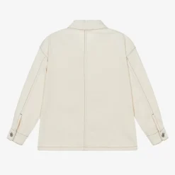 Emporio Armani Coats & Jackets*Boys Ivory Cotton Twill Jacket