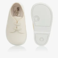Early Days First Walkers|First Walkers*Boys Ivory First Walker Shoes