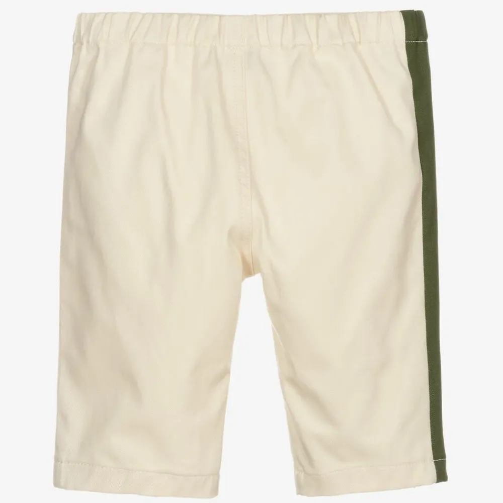 Gucci Trousers|Trousers*Boys Ivory Gabardine Trousers