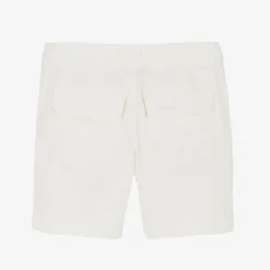 Tommy Hilfiger Shorts*Boys Ivory Organic Cotton Shorts AncientWhite