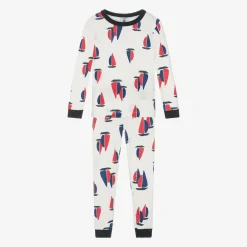 Petit Bateau Nightwear*Boys Ivory Organic Cotton Pyjamas