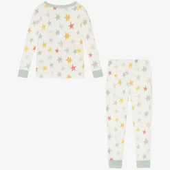Petit Bateau Nightwear*Boys Ivory Star Pyjamas