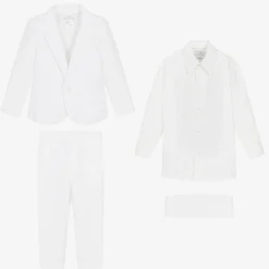 Beau KiD Suits*Boys Ivory Tuxedo Suit