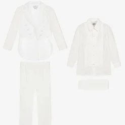 Beau KiD Suits*Boys Ivory Tuxedo Suit