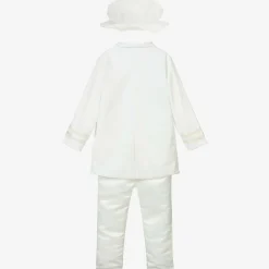 Andreeatex Suits*Boys Ivory Velvet Suit