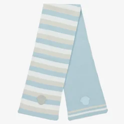 Mitch amp; Son Scarves*Boys Light Blue Reversible Scarf (115cm)