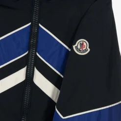 Moncler Enfant Coats & Jackets*Boys Navy Blue & White Tseren Jacket
