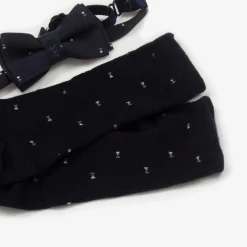 Mayoral Clothing Accessories*Boys Navy Blue Bow Tie & Sock Set