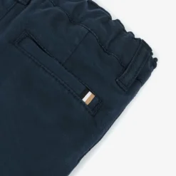 BOSS Trousers*Boys Navy Blue Cotton Chino Trousers