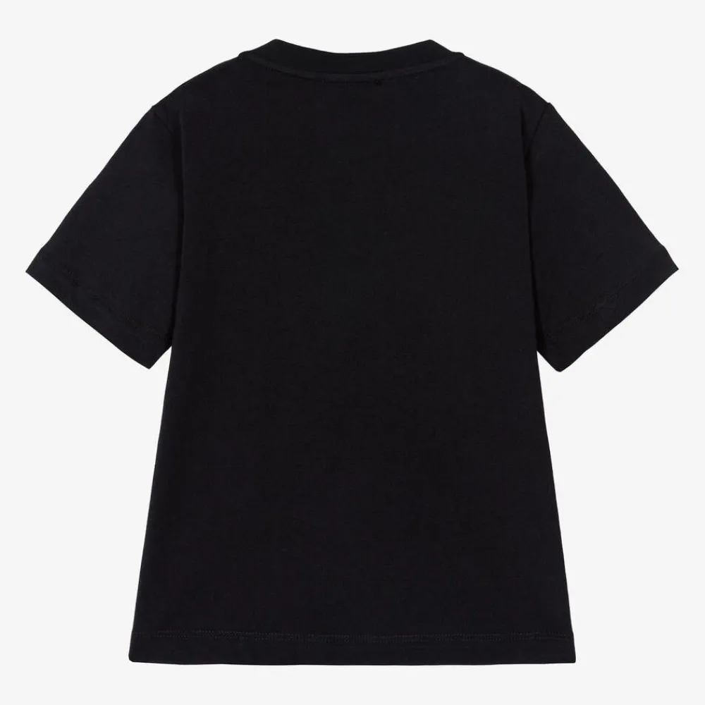 Emporio Armani Tops*Boys Navy Blue Cotton Eagle T-Shirt
