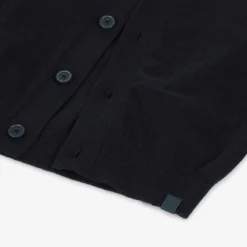 Mayoral Tops*Boys Navy Blue Cotton Knit Waistcoat