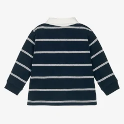 Mayoral Tops*Boys Navy Blue Cotton Rugby Shirt