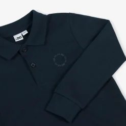 iDO Baby Tops*Boys Navy Blue Cotton Rugby Shirt