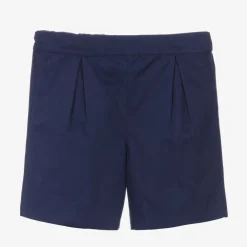 Beatrice amp; George Shorts*Boys Navy Blue Cotton Shorts