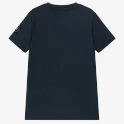 AIGNER Tops*Boys Navy Blue Cotton T-Shirt