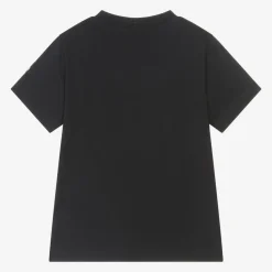 Moncler Enfant Tops*Boys Navy Blue Cotton T-Shirt