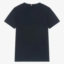 Tommy Hilfiger Tops*Boys Navy Blue Cotton T-Shirt