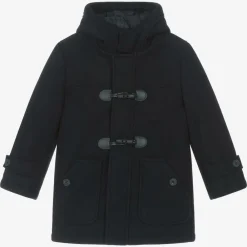 Mayoral Coats & Jackets*Boys Navy Blue Duffle Coat