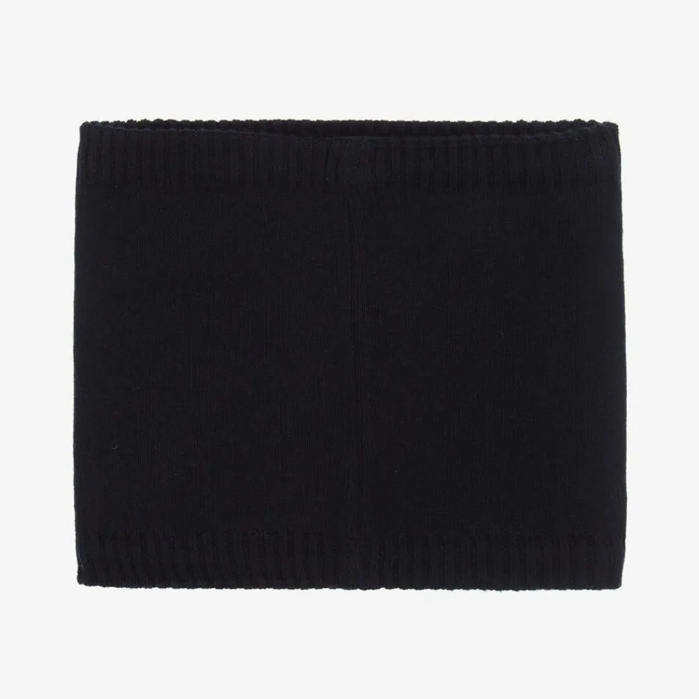 BOSS Scarves*Boys Navy Blue Knitted Snood