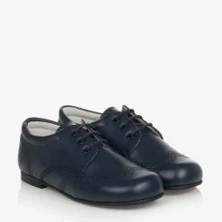 Childrens Classics Brogues|Brogues*Boys Navy Blue Leather Brogues