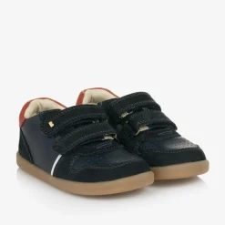 Bobux IWalk Trainers|Trainers*Boys Navy Blue Leather Trainers
