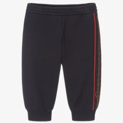 Gucci Trousers|Trousers*Boys Navy Blue Logo Joggers