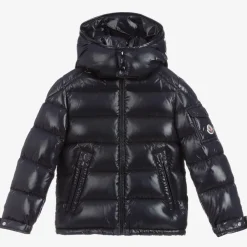 Moncler Enfant Coats & Jackets*Boys Navy Blue New Maya Down Puffer Jacket