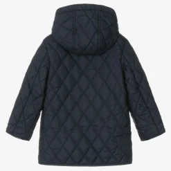 Mayoral Coats & Jackets*Boys Navy Blue Quilted Coat