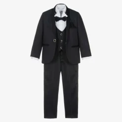 Beau KiD Suits|Suits*Boys Navy Blue Tuxedo Suit