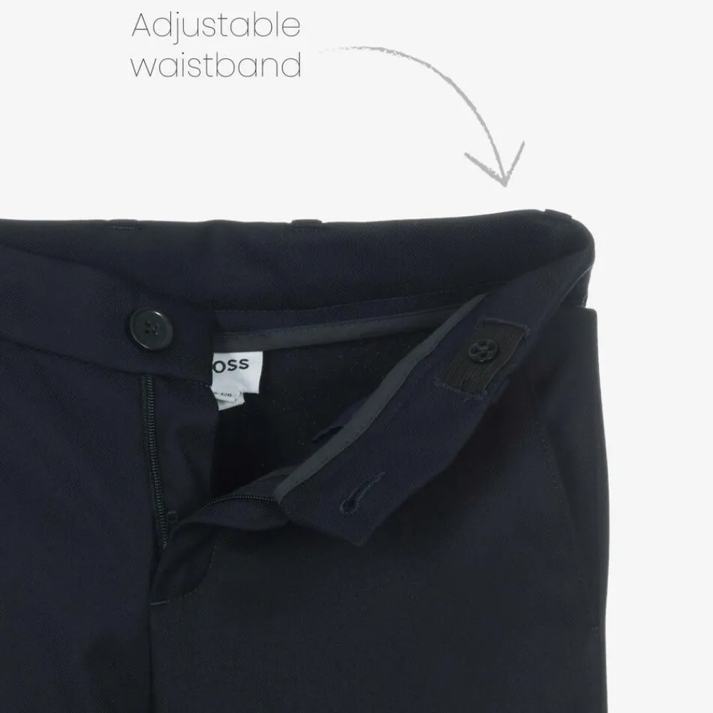 BOSS Suits*Boys Navy Blue Twill Suit