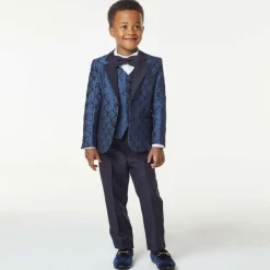 Romano Loafers & Moccasins|Loafers & Moccasins*Boys Navy Blue Velvet Loafers