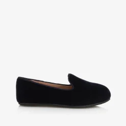 Age of Innocence Loafers & Moccasins|Loafers & Moccasins*Boys Navy Blue Velvet Loafers
