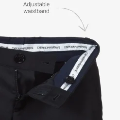 Emporio Armani Suits*Boys Navy Blue Wool Single-Breasted Suit