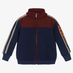 Gucci Tops*Boys Navy Blue Zip-Up Top