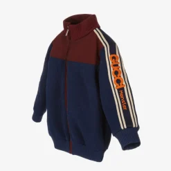 Gucci Tops*Boys Navy Blue Zip-Up Top