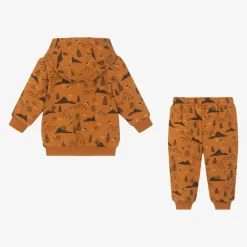 Carrément Beau Tracksuits*Boys Orange Cotton Disney Tracksuit