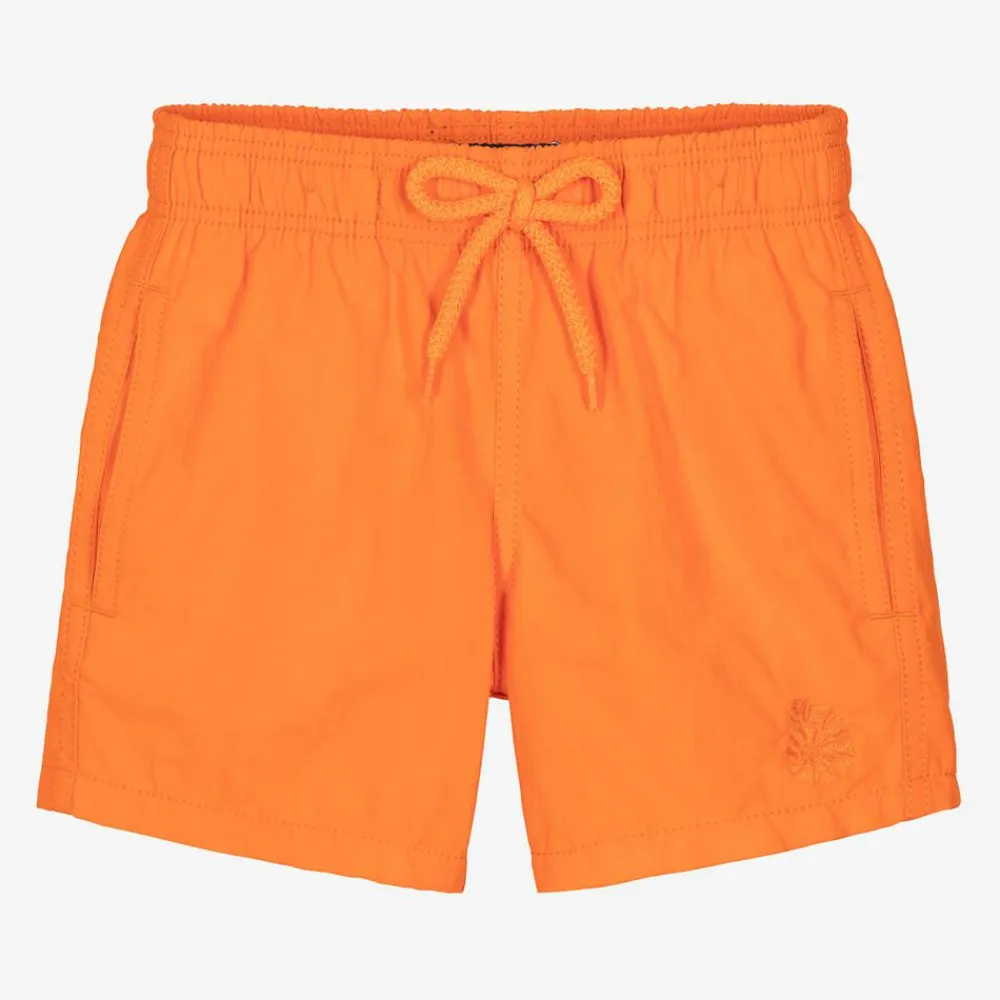Vilebrequin Swimwear*Boys Orange Water-Reactive Swim Shorts