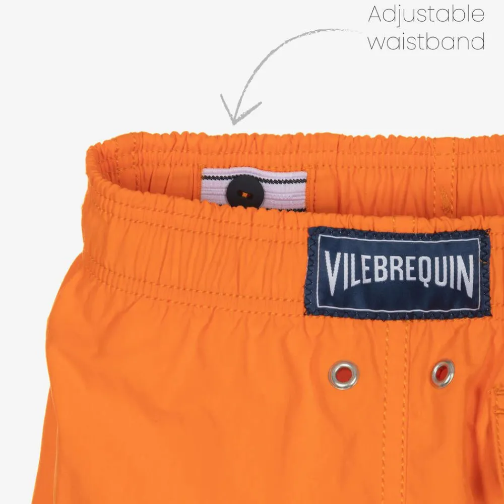 Vilebrequin Swimwear*Boys Orange Water-Reactive Swim Shorts