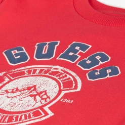 Guess Tracksuits*Boys Red & Blue Cotton Tracksuit