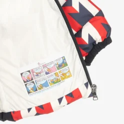 Moncler Enfant Coats & Jackets*Boys Red & Blue Down Padded Eddie Coat