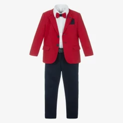 Beau KiD Suits*Boys Red & Blue Suit