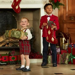 Beau KiD Suits*Boys Red & Blue Suit