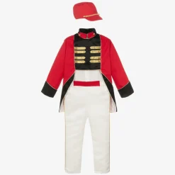 Andreeatex Suits|Suits*Boys Red Cotton & Satin Suit