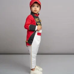 Andreeatex Suits|Suits*Boys Red Cotton & Satin Suit