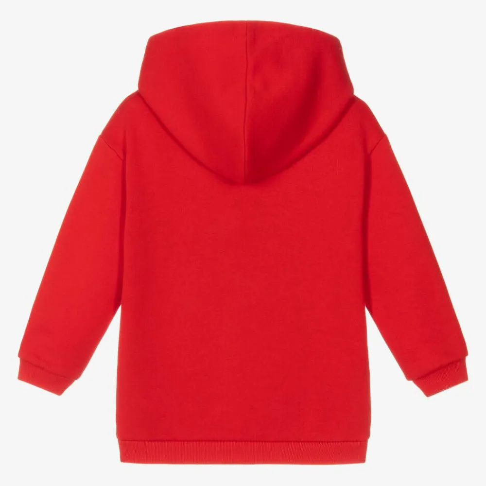 Gucci Tops*Boys Red Cotton Logo Hoodie
