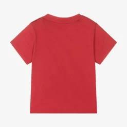 BOSS Tops*Boys Red Cotton T-Shirt